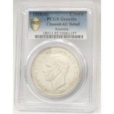 AUSTRALIA 1938 . CROWN . PCGS SLABBED